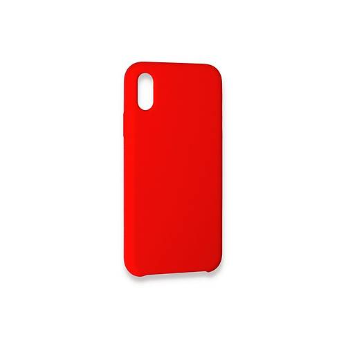iPhone X K�l�f Lansman Legant Silikon - K�rm�z�