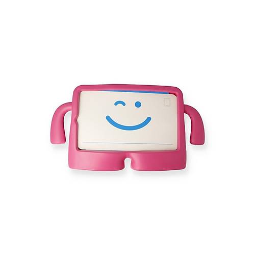 iPad 5 Air 9.7 K�l�f Karakter Tablet Silikon - Pembe