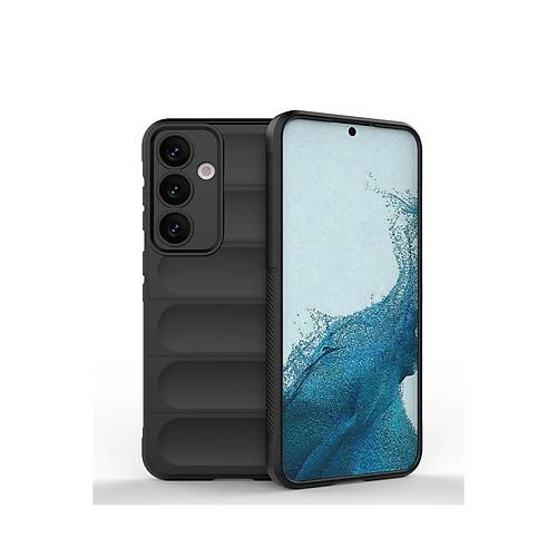 Galaxy S24 K�l�f Optimum Silikon - Siyah