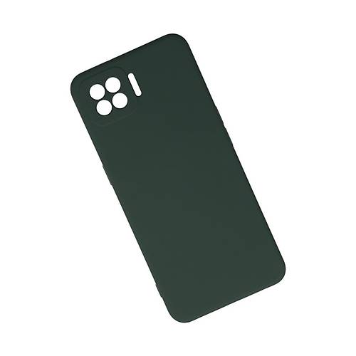 A73 K�l�f Nano i�i Kadife Silikon - Koyu Ye�il