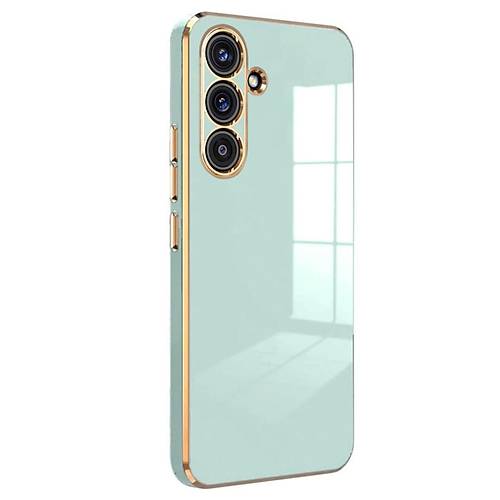 Galaxy S25 Plus K�l�f Volet Silikon - A��k Ye�il