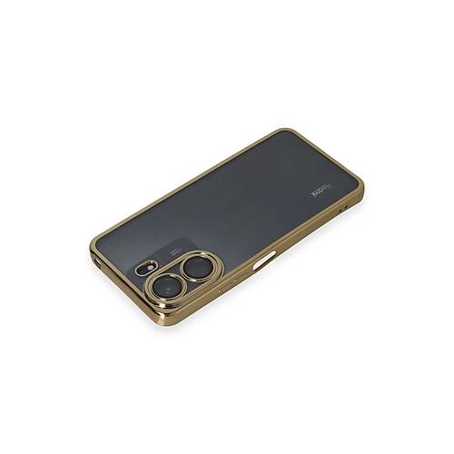 Redmi 13C K�l�f Razer Lensli Silikon - Gold
