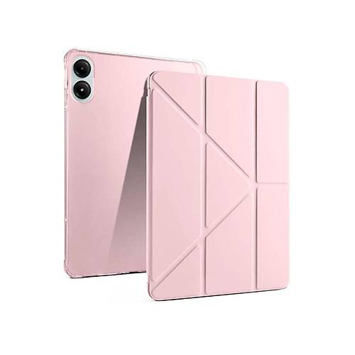 Redmi Pad Pro 12.1 K�l�f Kalemlikli Mars Tablet K�l�f� - Rose Gold