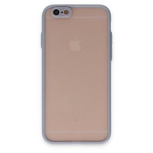 iPhone 6 K�l�f Montreal Silikon Kapak - Gri