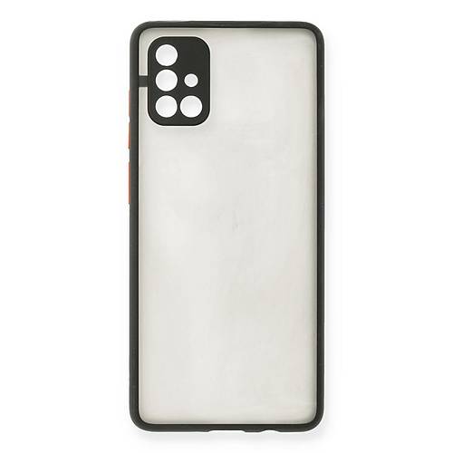 Galaxy A71 K�l�f Montreal Silikon Kapak - Siyah
