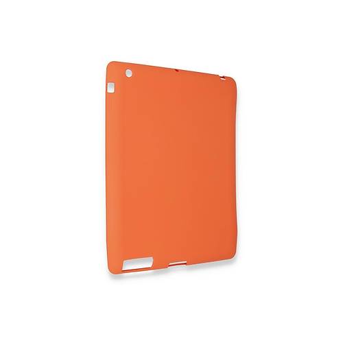 iPad 4 9.7 K�l�f Evo Tablet Silikon - Turuncu