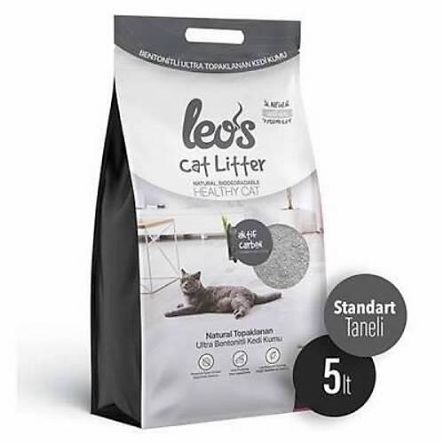 Cat Litter Grey Aktif Karbonlu Bentonit Kedi Kumu 2x5 Lt