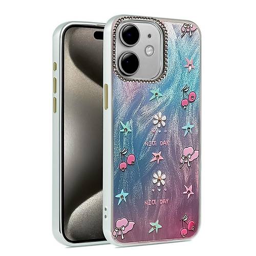 iPhone 11 K�l�f Blade Aynal� Desenli Kapak - Desen 4