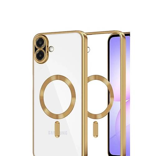 Galaxy A07 4G Kross Magneticsafe Kapak - Gold