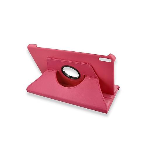 Pad X8A K�l�f 360 Tablet Deri K�l�f - Pembe