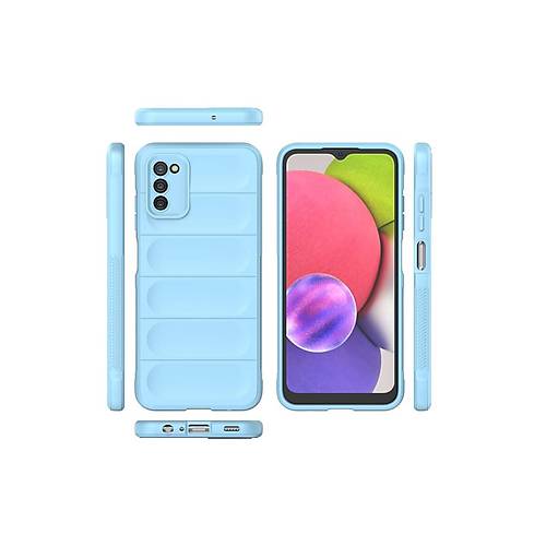 Galaxy A03S K�l�f Optimum Silikon - Sky Blue