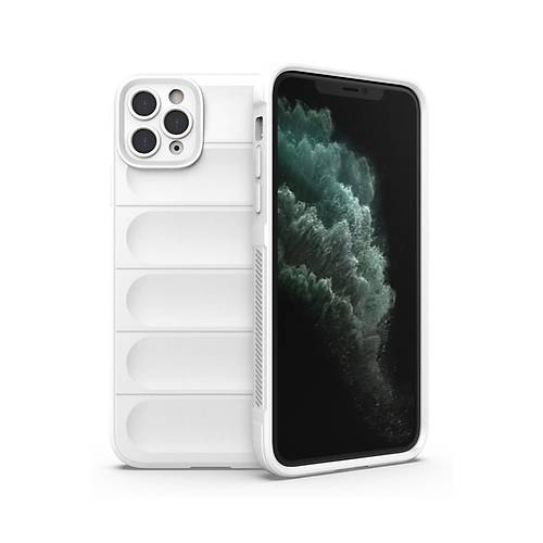iPhone 11 Pro K�l�f Optimum Silikon - Krem