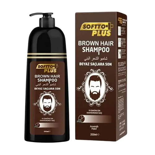 Beyaz Sa�larda Etkili Kapat�c� Koyu Kahve �ampuan 350 ml