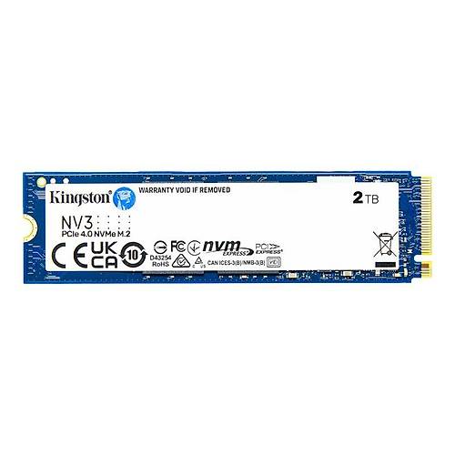 2 TB KINGSTON NV3 M.2 NVME PCIE GEN4 6000/5000MBS SNV3S/2000G