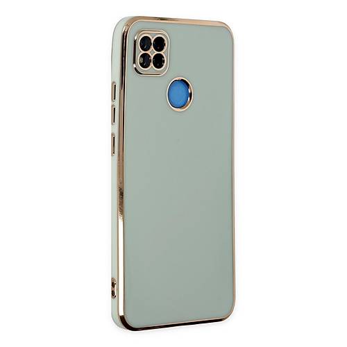 Redmi 9C K�l�f Volet Silikon - A��k Ye�il