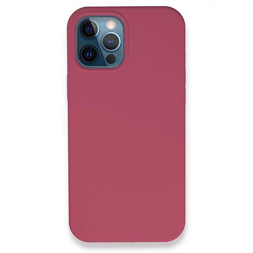 iPhone 12 Pro K�l�f Lansman Legant Silikon - Fu�ya