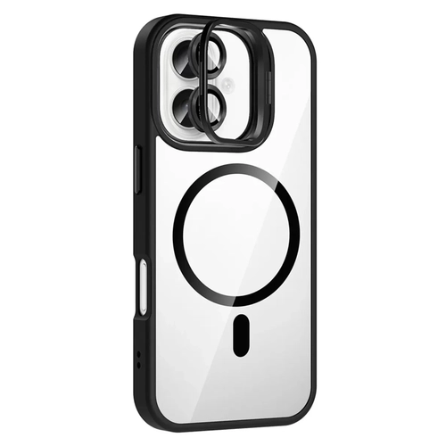 iPhone 17 Remim Lensli Magsafe Standl� Kapak - Siyah
