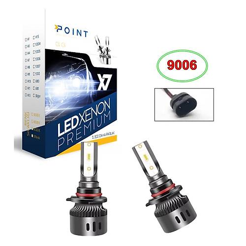 X7 Premium Led Xenon 9006/HB4 Mini Slim �im�ek Etkili Garantili Beyaz