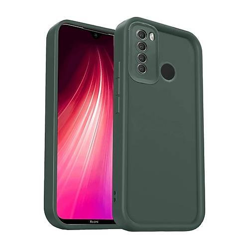 Redmi Note 8 K�l�f Viera Silikon - Koyu Ye�il