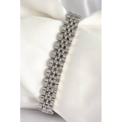 316L �elik G�m�� Renk Zincir Model Erkek Bileklik