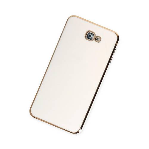 Galaxy J7 Prime K�l�f Volet Silikon - Beyaz