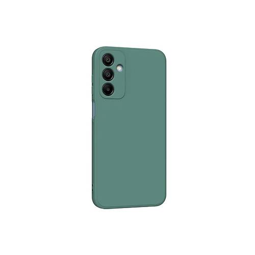 Galaxy A25 5G K�l�f First Silikon - Koyu Ye�il