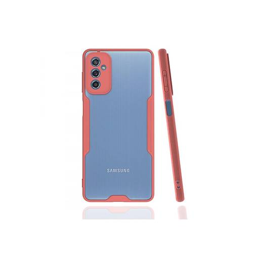 Galaxy M52 5G K�l�f Platin Silikon - Pembe