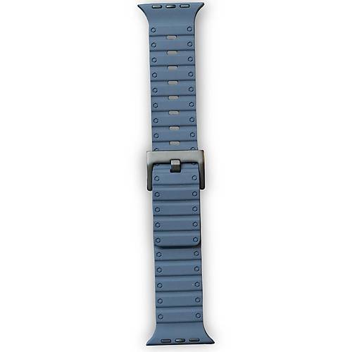 Watch 42mm Magnus M�knat�sl� Silikon Kordon - Mavi