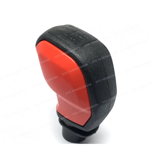 Universal 5 �leri Sportif Vites Topuzu Siyah K�rm�z�