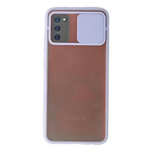 Galaxy A03S K�l�f Palm Buzlu Kamera S�rg�l� Silikon - Lila