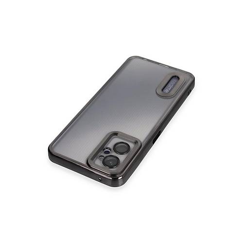 Realme 9i 4G K�l�f Slot Silikon - Siyah