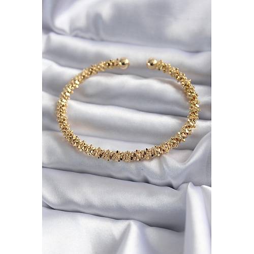 316L �elik Gold Renk Kad�n Bileklik
