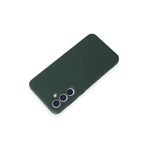 Galaxy A55 5G K�l�f First Silikon - Koyu Ye�il