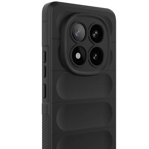 Redmi Note 14 Pro 5G K�l�f Optimum Silikon - Siyah