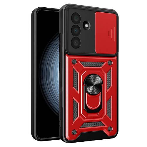 Galaxy A57 5G Pars Lens Y�z�kl� Silikon - K�rm�z�
