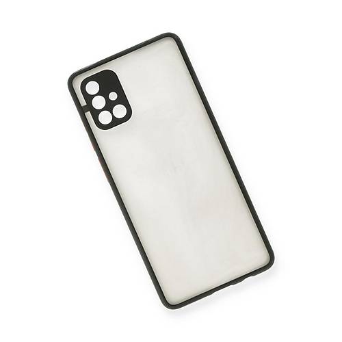 Galaxy A71 K�l�f Montreal Silikon Kapak - Siyah