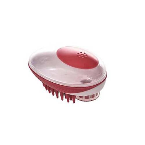 Rubeaz �ampuan Hazneli Y�kama ve Masaj F�r�as� K�rm�z� 11,5x7,5 Cm