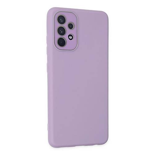 Galaxy A33 5G K�l�f Lansman Glass Kapak - Lila