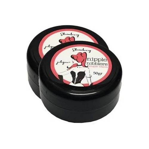 Hintohu Nipple Nibblers Tingle Balm Strawberry Flavored 50ML �ilekli G���s Bak�m Kremi 2 Adet