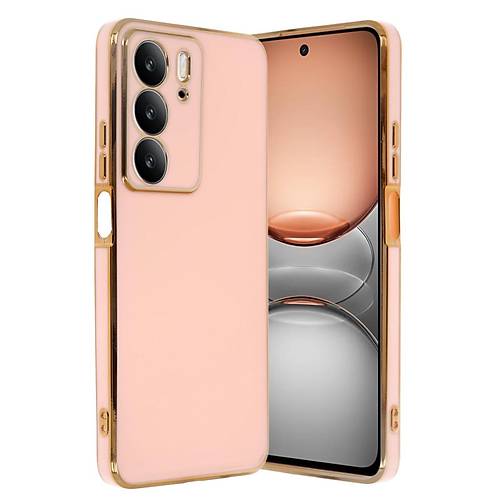 Realme C75 4G K�l�f Volet Silikon - Pembe