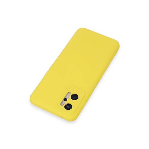 Realme 9i 4G K�l�f Nano i�i Kadife Silikon - Sar�