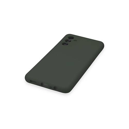 Galaxy A14 4G K�l�f Nano i�i Kadife Silikon - Koyu Ye�il