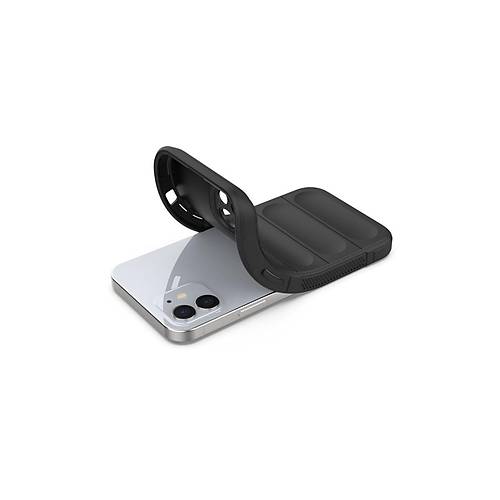 iPhone 12 K�l�f Optimum Silikon - Siyah