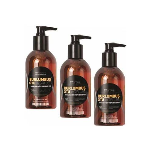 Burlumbu� Otu Do�al Jel 120 ml 3 Kutu Birden