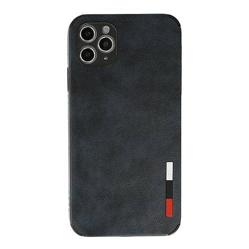 iPhone 11 Pro Max K�l�f Loop Deri Silikon - Lacivert