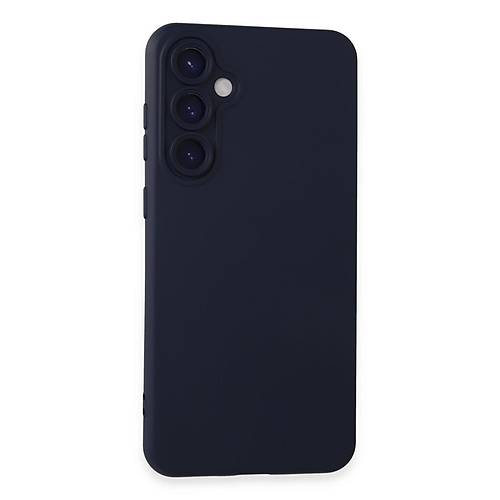 Galaxy S24 K�l�f Nano i�i Kadife Silikon - Lacivert