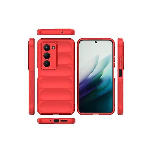 Redmi 15 4G Optimum Silikon - K�rm�z�