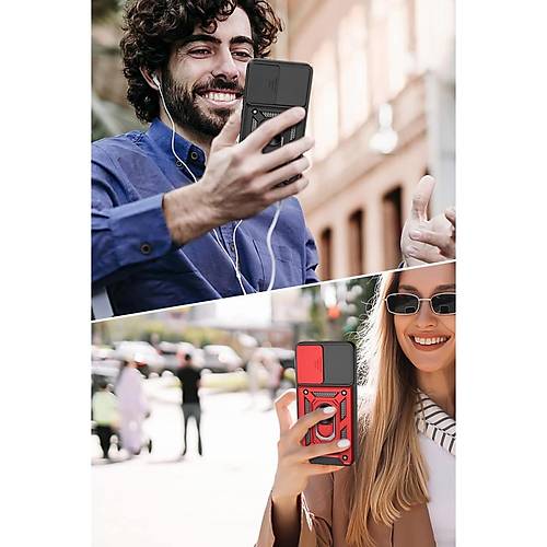 Galaxy S22 K�l�f Pars Lens Y�z�kl� Silikon - Ye�il