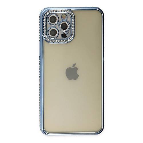 iPhone 12 Pro K�l�f Joke Ta�l� Silikon - Mavi