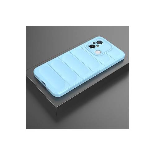 Redmi 12C K�l�f Optimum Silikon - Sky Blue